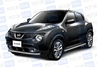Защита порогов из нержавеющей стали прямая ПТ O51 мм (НПС) для Nissan Juke 4х4
