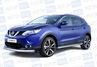 Защита порогов из нержавеющей стали вогнутая ПТ O63мм (НПС) для NISSAN QASHQAI 2014 г.в.