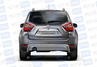 Защита заднего бампера PT Group 51мм из нержавеющей стали для Nissan Terrano с 2014 г.в.