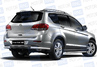 Защита заднего бампера PT Group угловая 63мм из нержавеющей стали для Great Wall Hover H6 2013 года