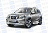 Защита переднего бампера PT Group двойная (51, 63мм) для Nissan Terrano 2014 года