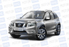 Защита переднего бампера PT Group двойная (51, 63мм) для Nissan Terrano 2014 года