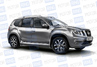 Защита порогов PT Group вогнутая 63мм для Nissan Terrano 2014