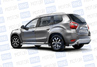 Защита порогов PT Group 51мм с алюминиевой площадкой для Nissan Terrano 2014