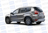 Защита порогов PT Group Эстонец 51мм с алюминиевой площадкой для Nissan Terrano 2014