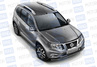 Защита порогов PT Group Эстонец 51мм с алюминиевой площадкой для Nissan Terrano 2014