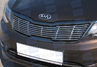 Накладка PT Group 10мм из нержавеющей стали на решетку радиатора для KIA Rio