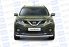 Защита переднего бампера PT Group одинарная 63мм из нержавеющей стали для Nissan X-Trail с 2015 г.в.