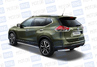 Защита заднего бампера PT Group угловая 63мм из нержавеющей стали для Nissan X-Trail с 2015 г.в.