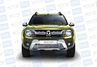 Накладка PT Group 10мм на решетку бампера для Renault Duster 2016-2020 г.в.