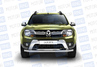 Защита переднего бампера PT Group одинарная 63мм из нержавеющей стали для Renault Duster с 2016 г.в., Nissan Terrano с 2014 г.в.