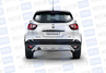 Защита заднего бампера PT Group Волна 51мм из нержавеющей стали для Renault Kaptur с 2016 г.в.