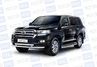 Защита переднего бампера PT Group одинарная 63мм из нержавеющей стали для Toyota Land Cruiser 200 с 2014 г.в.