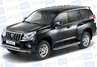 Защита порогов окантовка из нержавеющей стали ПТ O51мм (НПС) для TOYOTA LAND CRUISER PRADO 150 2013 г.в.