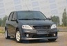 Передний бампер POWER DM фаза 2 неокрашенный для Renault Logan