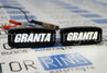 Повторители поворотов LED с надписью Granta белые для Лада Гранта, Гранта FL