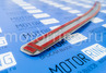 Накладка на задний бампер хромированная с надписью для Hyundai Solaris седан с 2014 г.в.