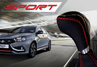 Ручка КПП с пыльником Ferrum Group Sport обшитая экокожей для Лада Веста