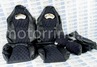 Комплект для сборки сидений Recaro экокожа с алькантарой (цветная строчка Ромб/Квадрат) для ВАЗ 2110, Лада Приора седан