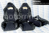 Комплект для сборки сидений Recaro экокожа с алькантарой (цветная строчка Ромб/Квадрат) для ВАЗ 2111, 2112, Лада Приора хэтчбек, универсал