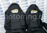 Обивка (не чехлы) сидений Recaro (черная ткань, центр Ультра) для ВАЗ 2108-21099, 2113-2115, 5-дверная Нива 2131