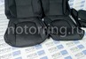 Обивка (не чехлы) сидений Recaro (черная ткань, центр Ультра) для ВАЗ 2108-21099, 2113-2115, 5-дверная Нива 2131