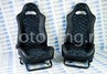 Комплект анатомического салона Recaro в сборе экокожа с алькантарой (строчка Соты) для ВАЗ 2108-21099, 2113-2115, 5-дверная Нива 2131