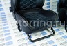 Комплект анатомического салона Recaro в сборе экокожа с алькантарой (строчка Соты) для ВАЗ 2108-21099, 2113-2115, 5-дверная Нива 2131