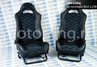 Комплект анатомического салона Recaro в сборе экокожа с алькантарой (строчка Соты) для ВАЗ 2111, 2112, Лада Приора хэтчбек, универсал