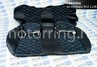 Комплект анатомического салона Recaro в сборе экокожа с алькантарой (строчка Соты) для ВАЗ 2111, 2112, Лада Приора хэтчбек, универсал