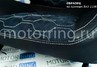 Комплект анатомического салона Recaro в сборе экокожа с алькантарой (строчка Соты) для ВАЗ 2110, Лада Приора седан