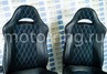 Комплект анатомического салона Recaro в сборе экокожа с алькантарой (цветная строчка Ромб/Квадрат) для ВАЗ 2111, 2112, Лада Приора хэтчбек, универсал