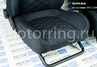 Комплект анатомического салона Recaro в сборе ткань с черной тканью 10мм (цветная строчка Соты) для ВАЗ 2110, Лада Приора седан