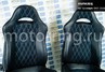 Комплект анатомического салона Recaro в сборе экокожа с алькантарой (цветная строчка Ромб/Квадрат) для ВАЗ 2110, Лада Приора седан