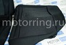 Обивка (не чехлы) сидений Recaro (черная ткань, центр Искринка) для ВАЗ 2110, Лада Приора седан