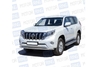 Защита переднего бампера ТехноСфера Труба d63,5 для Toyota Land Cruiser Prado 150 2013-2017 г.в.