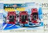 Накладки на педали Type R красные c квадратным резиновым протектором