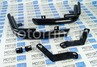 Защита заднего бампера ТехноСфера Уголки двойные d76  для Toyota Land Cruiser Prado 120 2002-2009 г.в.