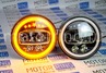 Светодиодные фары TheBestPartner 7 дюймов черные 5 звезд с LED кольцом повторителя поворотника и ДХО для ВАЗ 2101, 2102, Лада 4х4, Нива Легенд
