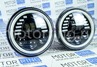 Светодиодные фары TheBestPartner 7 дюймов черные Шкалы с LED кольцом повторителя поворотника и ДХО для ВАЗ 2101, 2102, Лада 4х4, Нива Легенд