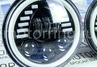 Светодиодные фары TheBestPartner 7 дюймов черные Шкалы с LED кольцом повторителя поворотника и ДХО для ВАЗ 2101, 2102, Лада 4х4, Нива Легенд