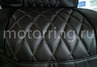 Комплект для сборки сидений Recaro экокожа гладкая с цветной строчкой Ромб/Квадрат для ВАЗ 2108-21099, 2113-2115, 5-дверная Нива 2131