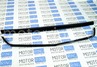 Комплект сабля на капот и вставка в решетку, черный лак для Лада Приора