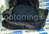 Комплект для сборки сидений Recaro экокожа с алькантарой (цветная строчка Ромб/Квадрат) для ВАЗ 2108-21099, 2113-2115, 5-дверная Нива 2131