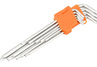 Набор г-образных ключей Torx Т10-Т50 с отверстием АвтоDело