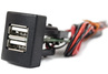 Зарядное устройство USB 2 слота для Лада Приора, Гранта, Гранта FL, Калина 2