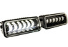 Светодиодные (LED) подфарники Sal-Man 5400lux 6 полос (ДХО, бегущий поворотник, прожектор) для Лада 4х4, Нива Легенд