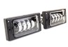 Диодные ПТФ Sal-Man 7 полос (ближний свет 60W и дальний 50W) для ВАЗ 2110-2112, 2113-2115, Шевроле Нива до рестайлинга 2009 года	