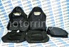 Обивка (не чехлы) сидений Recaro (черная ткань, центр Скиф) для ВАЗ 2110, Лада Приора седан