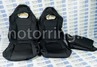 Обивка (не чехлы) сидений Recaro (черная ткань, центр Ультра) для ВАЗ 2108-21099, 2113-2115, 5-дверная Нива 2131